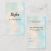 Elegant Salon & Spa Referral Card 紹介カード (正面/裏面)