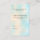 Elegant Salon & Spa Referral Card 紹介カード (裏面)