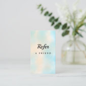 Elegant Salon & Spa Referral Card 紹介カード (スタンド正面)