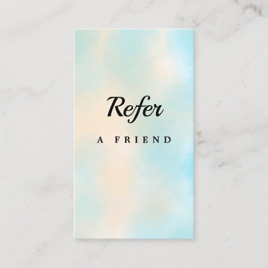 Elegant Salon & Spa Referral Card 紹介カード (正面)