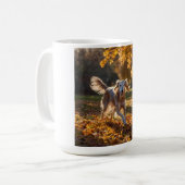 Elegant Saluki Coffee Mug コーヒーマグカップ (正面左)