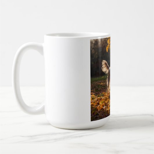 Elegant Saluki Coffee Mug コーヒーマグカップ (左)