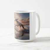 Elegant Saluki Coffee Mug コーヒーマグカップ (正面右)