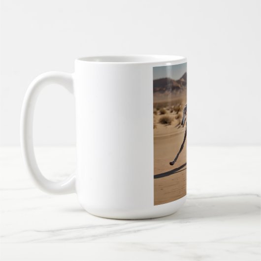 Elegant Saluki Coffee Mug コーヒーマグカップ (左)