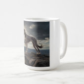 Elegant Saluki Coffee Mug コーヒーマグカップ (正面右)