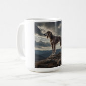 Elegant Saluki Coffee Mug コーヒーマグカップ (正面左)