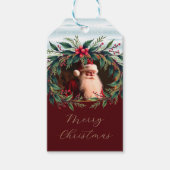 Elegant Santa Clause Gift Tag ギフトタグ (正面)