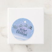 Elegant Santa & Sleigh Christmas Winter Wonderland フェイバータグ (インサイチュ)