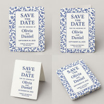Elegant Save The Date | オーダーメイド ウェディングカード