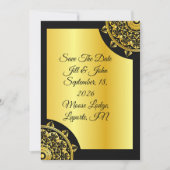 Elegant Save the Date Card, Wedding Announcement (正面)