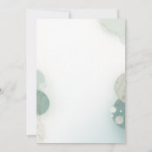 Elegant Save the Date Wedding Invitation セーブザデート (裏面)