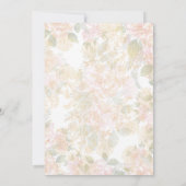 Elegant Save the Date Wedding Invitation Card 招待状 (裏面)