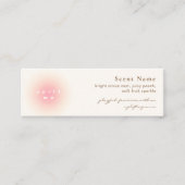 Elegant Scent Sample Fragrance Mini Tester Card スキニー名刺 (正面)