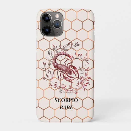 Elegant Scorpio Case-Mate iPhoneケース (裏)