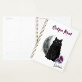 Elegant Scorpio Zodiac Cat Planner Notebook プランナー手帳 (ディスプレー)