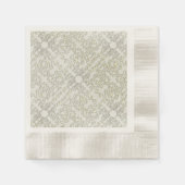 Elegant Scribble 縁ありカクテルナプキン (正面)