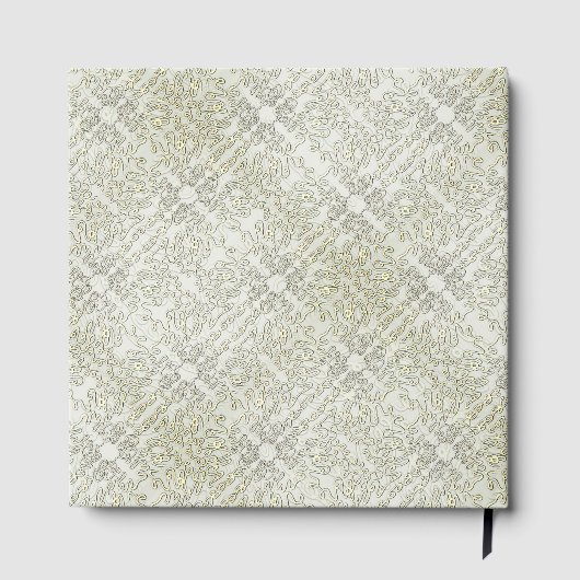 Elegant Scribble Pattern ゲストブック (裏面)