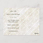 Elegant Scribble Pattern ポストカード (裏面)