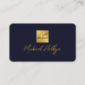 Elegant Script Calligraphy Modern LogoProfessional 名刺 (正面)