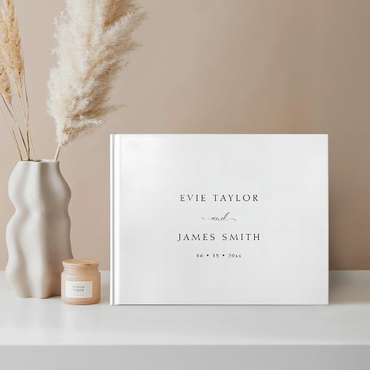 Elegant Script Calligraphy Wedding ゲストブック