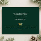 Elegant Script Christian Christmas Photo シーズンカード