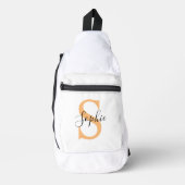 Elegant Script Custom Name Personalized Gift スリングバッグ (正面)