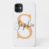 Elegant Script Custom Name Personalized Gift Case-Mate iPhoneケース (裏面)