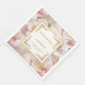 Elegant Script Dusty Pink Floral Fully Editable (コーナー)