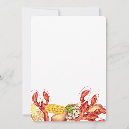 Elegant Script Engagement Party 招待状 (裏面)