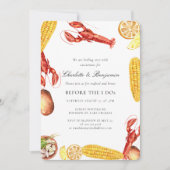 Elegant Script Engagement Party 招待状 (正面)