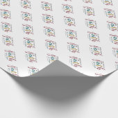 Elegant Script For We Walk By Faith Not By Sight ラッピングペーパー (角)