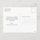 Elegant Script Happy Holidays Photo  シーズンポストカード (裏面)