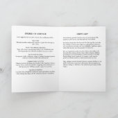 Elegant Script In Loving Memory Photo Memorial プログラム (内部)