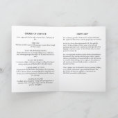 Elegant Script In Loving Memory Photo Memorial プログラム (内部)