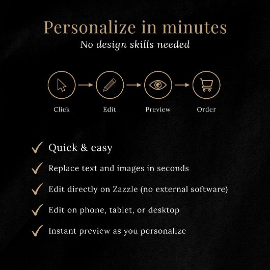 Elegant Script In Loving Memory Photo Memorial 横断幕