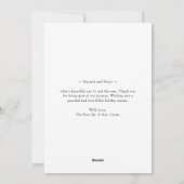 Elegant Script Married Little Christmas Arch Photo シーズンカード (裏面)