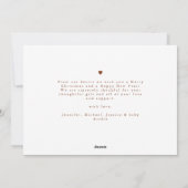 Elegant Script Minimal 3 Photo Merry Christmas シーズンカード (裏面)