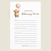 Elegant Script Mommy To Be Trivia Brown Minimalist チラシ