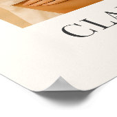 Elegant Script Night Before Photo Wedding Welcome ポスター (角)