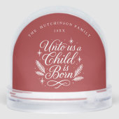 Elegant Script Red Photo Religious (裏面)