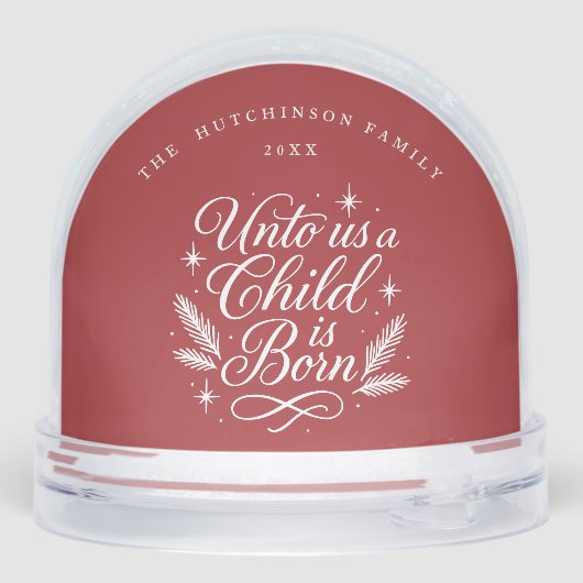 Elegant Script Red Photo Religious (裏面)