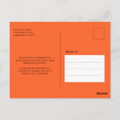 Elegant Script Simple Grad Graduation Announcement ポストカード (裏面)