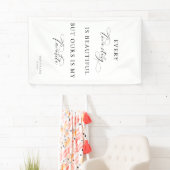 Elegant Script Wedding Backdrop Banner – love  横断幕 (インサイチュ)