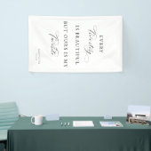 Elegant Script Wedding Backdrop Banner – love  横断幕 (トレードショー)