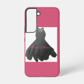 Elegant Script Wedding Dress Matron of Honor Samsung Galaxyケース (裏面)
