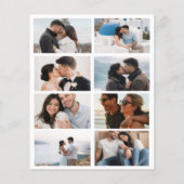 Elegant Script Where Were We Bridal Shower Game チラシ (裏面)