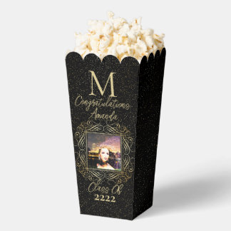 Elegant Scroll + Gold Dots Congratulation Class of フェイバーボックス