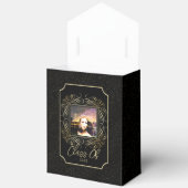 Elegant Scroll + Gold Dots Congratulation Class of フェイバーボックス (見開き)