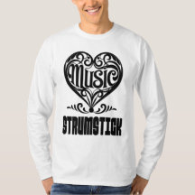 Elegant Scrolled Heart for Strumstick Lovers