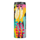 elegant seamless pattern with abstract leaves and タンブラー (裏面)